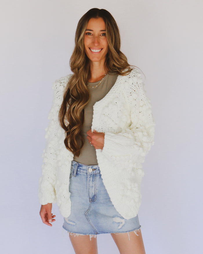 Sophie Cardigan in Ivory