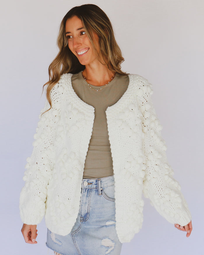 Sophie Cardigan in Ivory