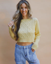 Turner Sweater in Yellow