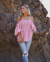 Lily Top in Pink