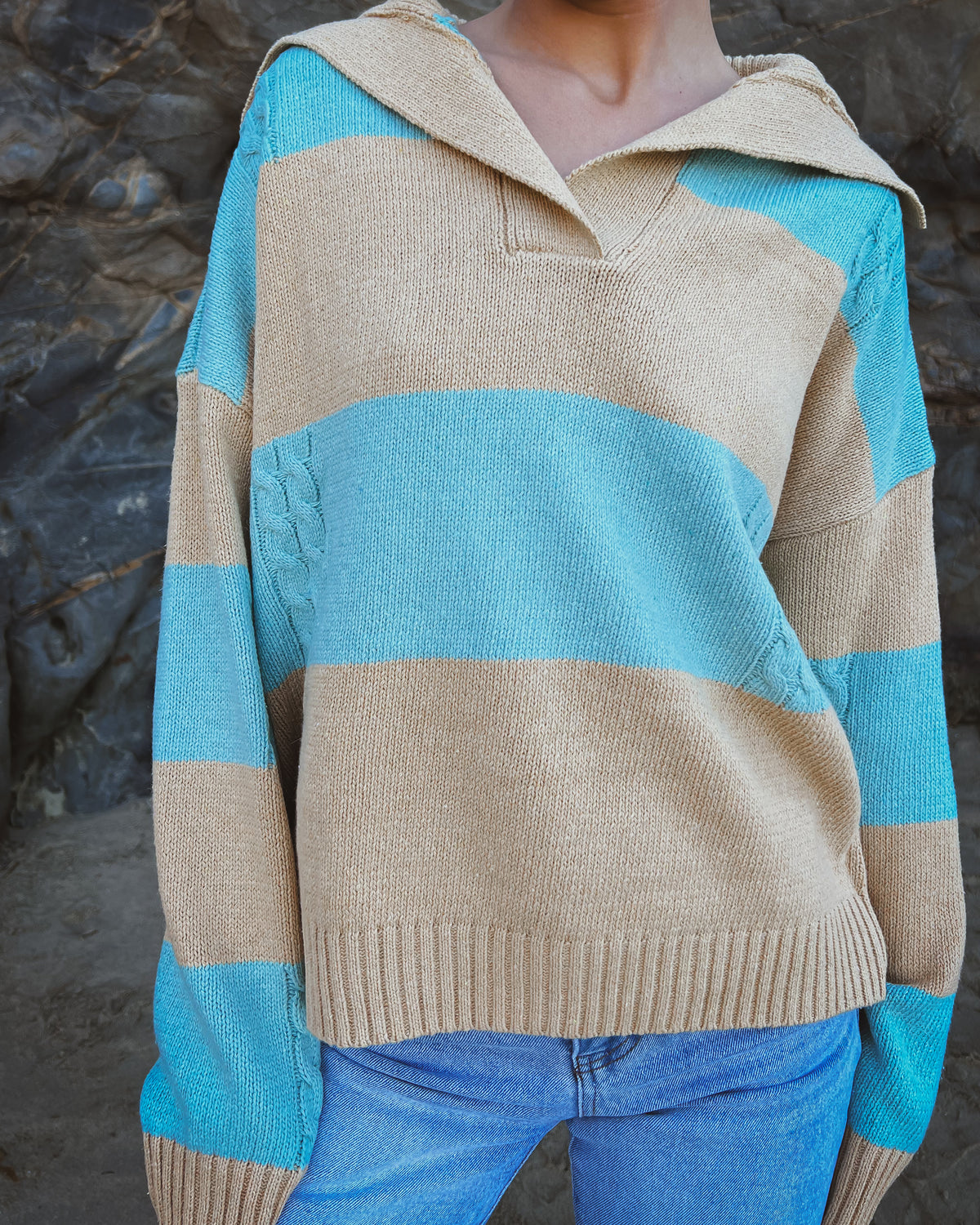 McKenna Sweater in Blue