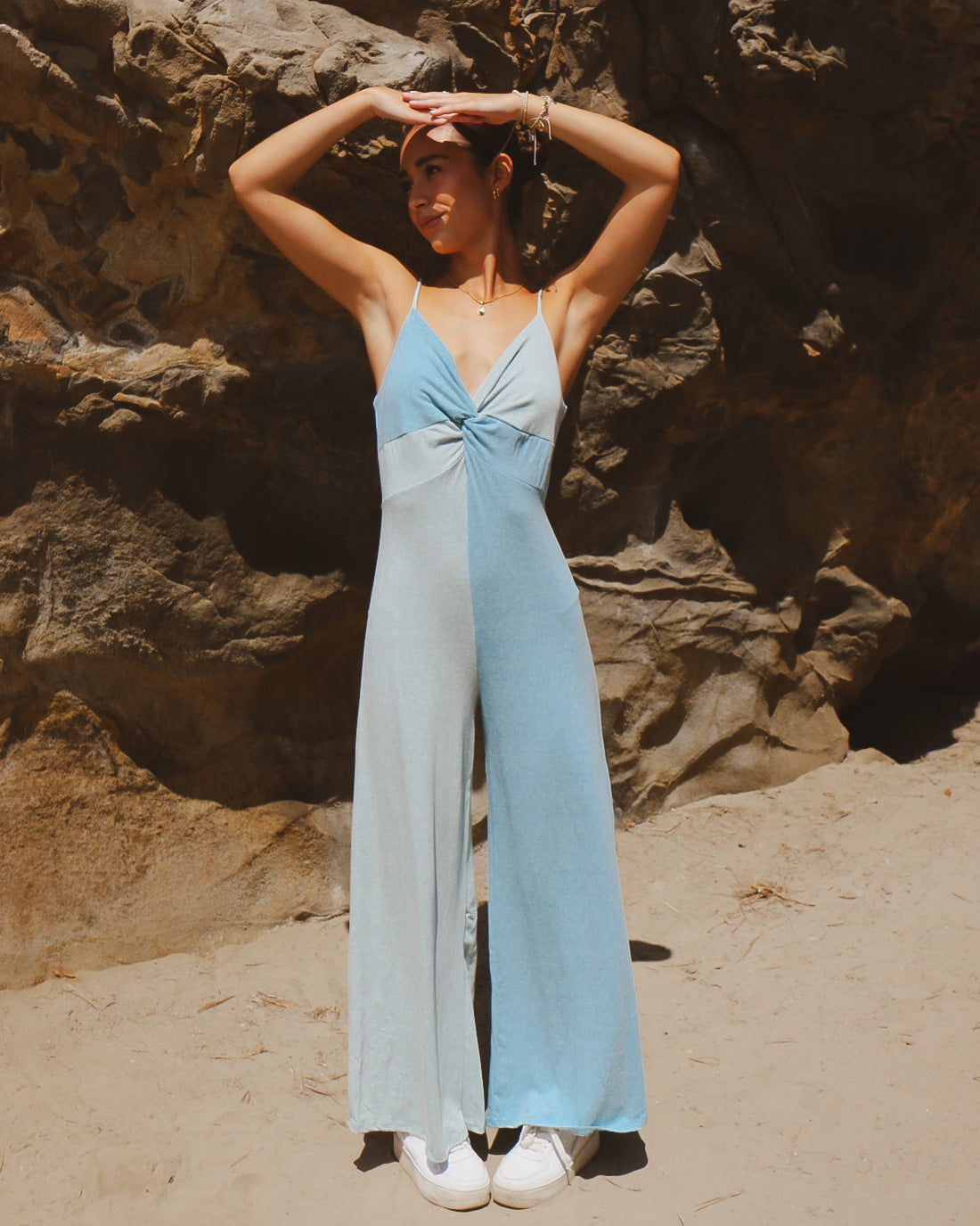 Evermore Jumpsuit in Blue