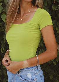 Natalya Top in Lime
