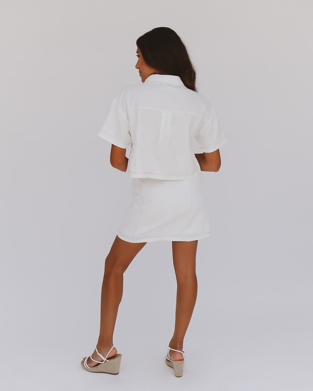 Thea Skirt in White